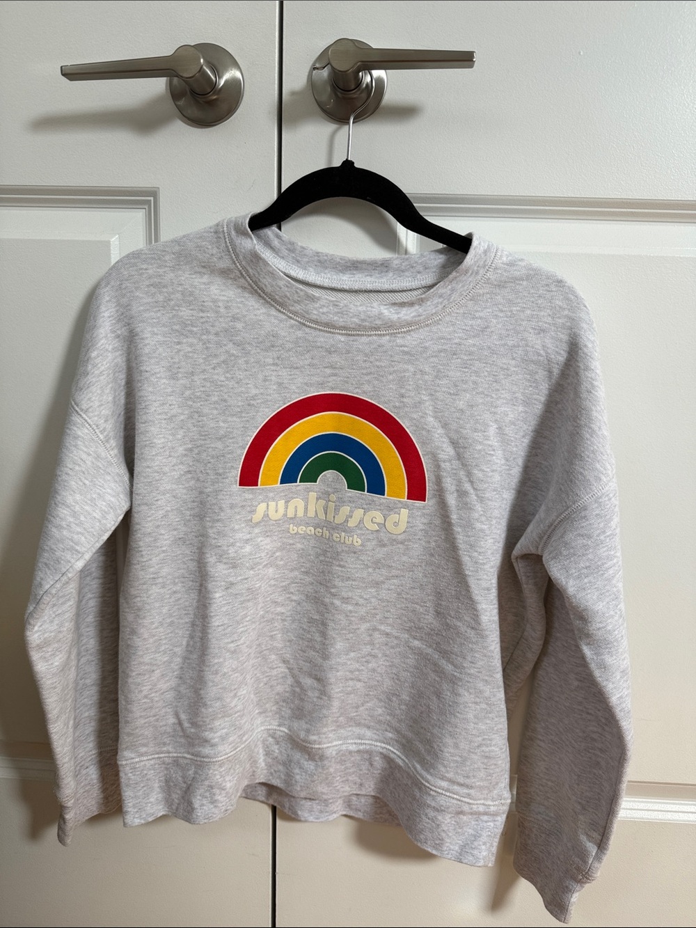 Madewell rainbow sweatshirt